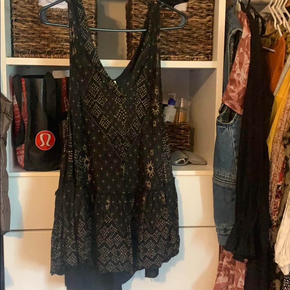 Flowy free people tank top